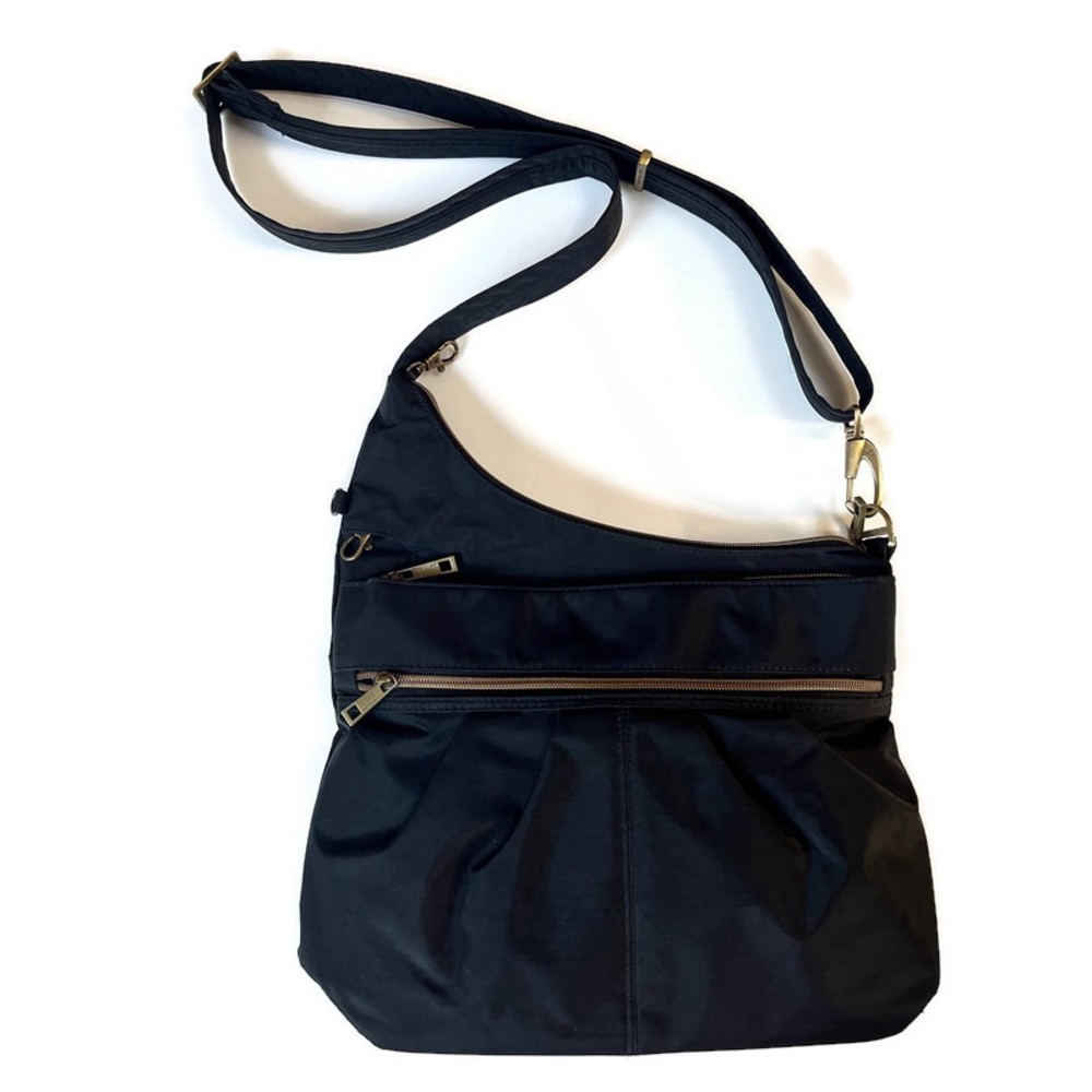 Travelon black nylon crossbody sling